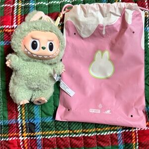 Labubu Exciting Macaron Plush Green Grape New and Authentic